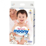 Natural Moony 皇家系列 婴儿纸尿裤 L54 *3件  347.36元含税包邮