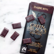 Green & Black's Organic 85％可可 黑巧克力100g*10排