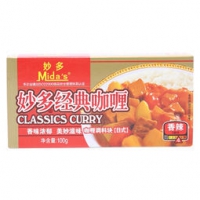 妙多经典咖喱块 香辣 100g*2件 7.8元（合3.9元/件）