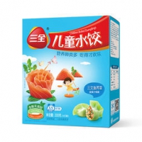 三全 儿童水饺 三文鱼荠菜口味 300g （42只） 19.9元