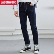 Jasonwood 男士直筒牛仔裤
