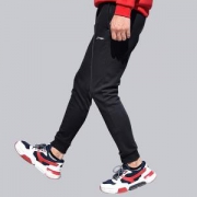 LI-NING 李宁 训练系列 AYKM009 加绒运动长裤