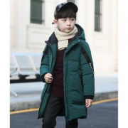 XIAOMANTOU 小馒头 男童中长款加厚棉服