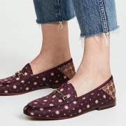 Sam Edelman  女士真皮Loraine穆勒鞋/乐福鞋两穿