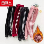南极人 儿童加绒加厚金丝绒外穿休闲裤 多色