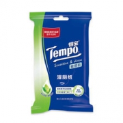 凑单品、京东PLUS会员：Tempo 得宝 湿厕纸 敏感肌保湿 10片装 1元