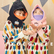 叶一茜推荐、帽子+口罩+围巾：Kocotree 防风保暖帽