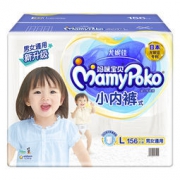 MamyPoko 妈咪宝贝 小内裤系列 婴儿纸尿裤 L156片 *3件 407元包邮（需用券，合135.67元/件）
