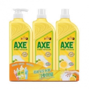 苏宁SUPER会员：AXE 斧头牌 柠檬护肤洗洁精 1.18kg*3瓶 *3件 77.7元（需用券，合25.9元/件）