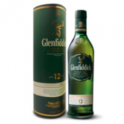 3件 Glenfiddich 格兰菲迪 12年苏格兰达夫镇单一麦芽威士忌 700ml
