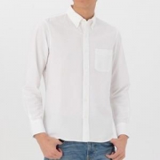 MUJI 无印良品 男士牛津衬衫