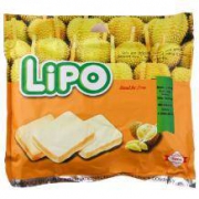 利葡（Lipo）面包干 榴莲味300g *14件