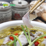 味聚特 火锅底料 大片酸菜鱼调料 200g*4袋