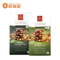 瑞士 Frey 牛奶/榛果黑巧克力 180g*2盒