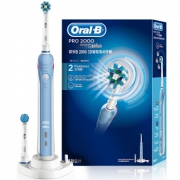 博朗（BRAUN）  Oral-B 欧乐-B Pro 2000 3D智能电动牙刷 赠EB20刷头*2