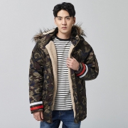 凡客诚品（Vancl）   宽松中长款 加厚连帽棉服外套