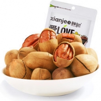鲜记 大颗粒奶油味碧根果250g*2袋 27.5元包邮（需用券）