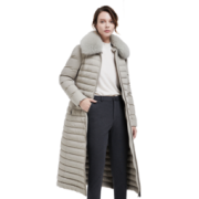 网易严选 女式长款狐狸毛领羽绒服 1262元包邮（需用券）