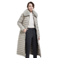 网易严选 女式长款狐狸毛领羽绒服 1319元包邮（需用券）