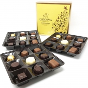 歌帝梵（Godiva）  金装27颗混合味巧克力礼盒装 316g*2盒