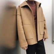 宾宝驰 港风青年男士毛呢外套