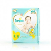 Pampers 帮宝适 一级帮系列 婴儿纸尿裤 S76片 *4件