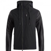 Armani Exchange 3ZZB05-ZNCTZ 男士拼接夹克