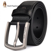暇步士（Hush Puppies）  男士真皮针扣皮带 礼袋装