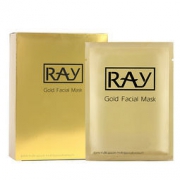 RAY 泰国妆蕾版 蚕丝补水保湿面膜  金色 10片装/盒 59.9元（需用券）