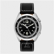 Hamilton 汉密尔顿 Khaki Aviation 卡其航空系列 银黑色经典男士机械腕表 H76455733