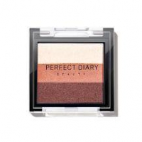 完美日记（PERFECT DIARY）琉璃时光三色渐变眼影盘3.3g*5件