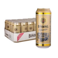 binding 冰顶 白啤酒 500ml*24听 *2件