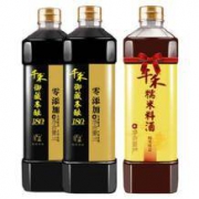 千禾 御藏本酿180天酱油1L*2瓶+糯米料酒1kg