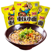 白家阿宽 重庆小面红油面皮 10袋3口味900g