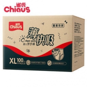 Chiaus 雀氏 雀氏薄 快吸超薄透气 婴儿学步裤 XL100片（13-18kg） *4件 400元包邮（需用券，合100元/件）