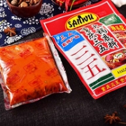 袋装火锅底料开创者：三五 重庆 牛油火锅底料400g*2袋