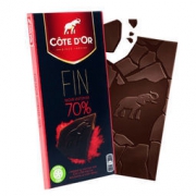 COTE D'OR 克特多 金象 70%黑巧克力 100g 27.9元（2件5折，合13.95元/件）