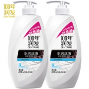 100年润发 氨基酸水润洗发露 600g*4瓶