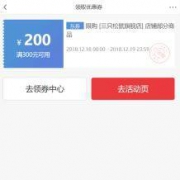 京东商城：300-200 三只松鼠旗舰店 店铺东券