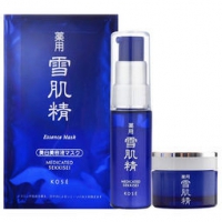 SEKKISEI 雪肌精（美白防护精华液20ml+凝露6g+蕴皙精华面膜24ml） 69元包邮