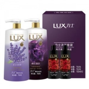 LUX 力士 精油香氛沐浴露（幽莲魅肤750ml+薰衣草750ml+恒永慕爱100ml*2瓶） *4件