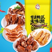 武汉特产，阿卜 全荤鸭肉卤味大礼包 490g