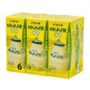 限地区：宾格瑞 香蕉味牛奶饮料 200ml*6
