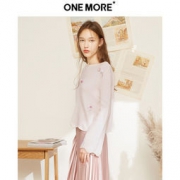12日0点、双12预告： ONE MORE 11HF847646 女士针织衫 *3件 508元包邮（合169.33元/件）