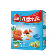 三全 儿童水饺 三文鱼荠菜味 300g  20.8元，可双重优惠至8.32元