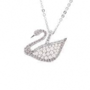 SWAROVSKI 施华洛世奇 5411791 珍珠天鹅项链 大号 *2件