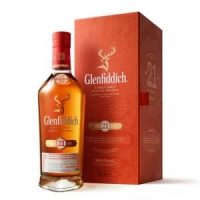 Glenfiddich 格兰菲迪 21年 苏格兰达夫镇单一麦芽威士忌 700ml