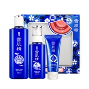 KOSE 雪肌精 迪士尼限定经典洗水乳护肤套装(化妆水330ml+乳液130ml+洗颜霜70g) 送小样5件套*2