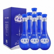 6瓶x500ml 海蓝之星 洋河镇 中国梦 白酒整箱礼盒装