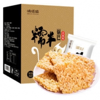 嘀嗒猫 糯米锅巴 休闲零食 安徽特产小吃 香辣味 256g *5件 37.25元（5件5折，合7.45元/件）